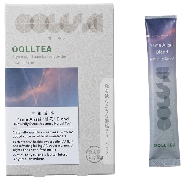 OOLLTEA – Yama Ajisai Blend｜甘茶ブレンド三年番茶スティック 6本入り