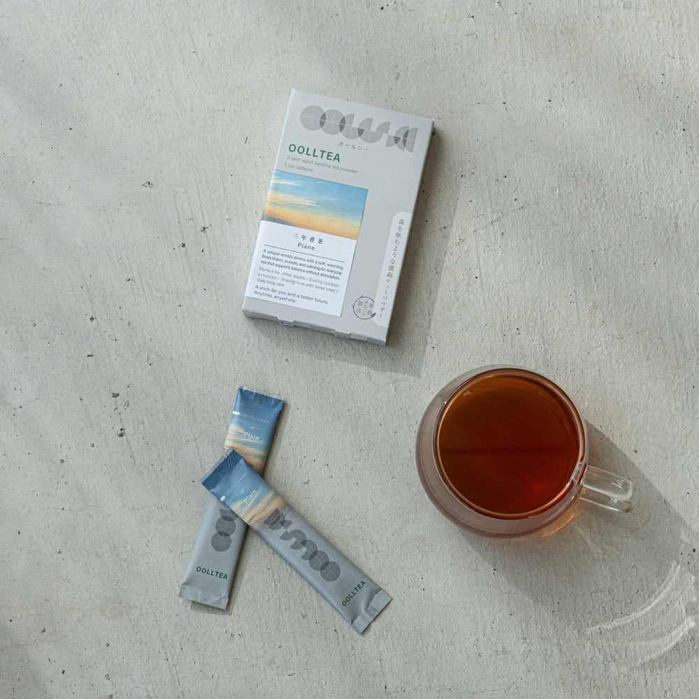 OOLLTEA - Plain | Plain 3-Year Bancha Tea Sticks (6 pcs)