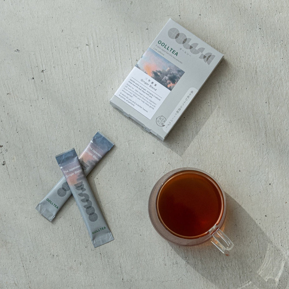 OOLLTEA - The Japanese Ginger Blend｜Ginger Blend Three-Year Bancha Tea Sticks (6 sticks)