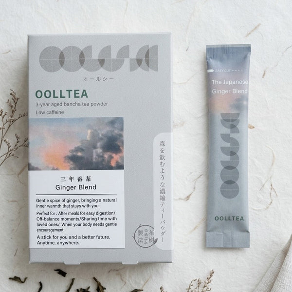 OOLLTEA – The Japanese Ginger Blend｜生姜ブレンド三年番茶スティック 6本入り